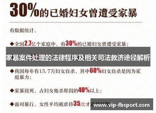 家暴案件处理的法律程序及相关司法救济途径解析