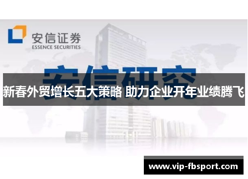 新春外贸增长五大策略 助力企业开年业绩腾飞